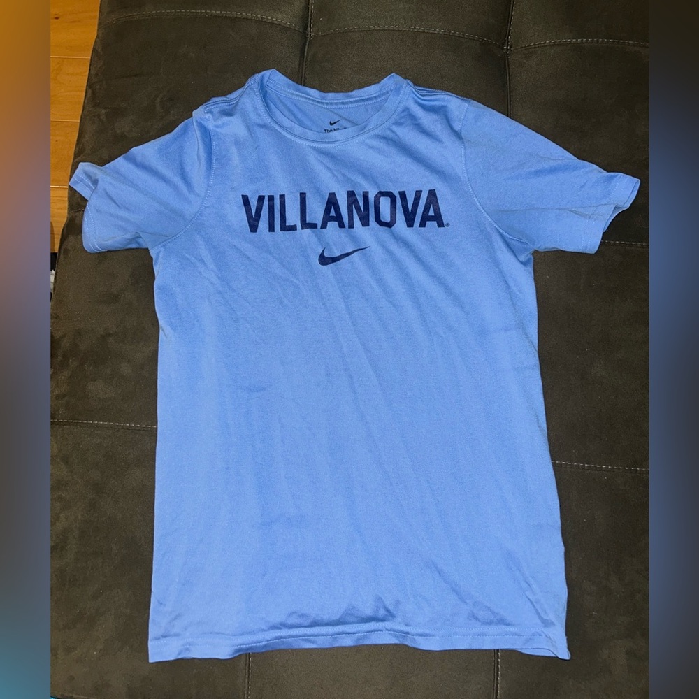 Nike Light Blue Villanova Tee. Youth Large.